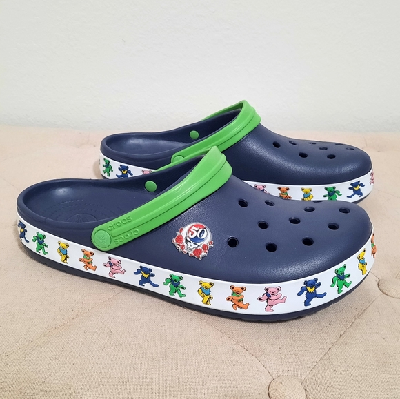 grateful dead crocs size 12